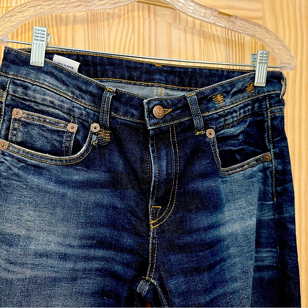 R13 Boy washed flair jeans ( mid rise )